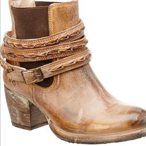 Bed Stu Lorn tan booties size 7